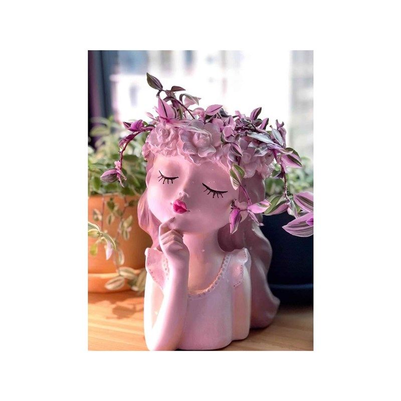 造型独特的花盆小仙女多肉花盆树脂北欧特色创意个性阳台花园布置