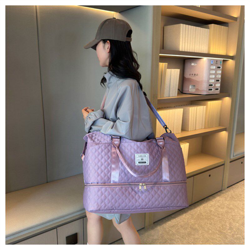 短途旅行包双肩背包套拉杆箱大容量女轻便待产包收纳袋手提行李袋