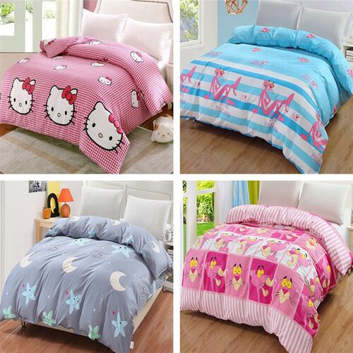 卡通全棉布被套单件双人200x230纯棉儿童1.8米被罩1.5m学生被子套