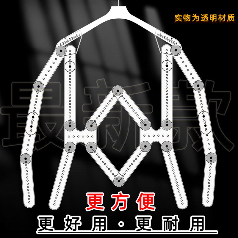 服装挂拍衣架上衣拍照道具多功能可调节支架展示架衣服造型支撑