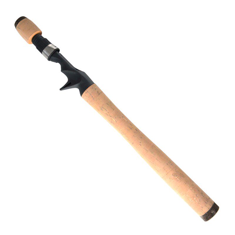 路亚枪柄 直柄 轮座加把手套装 包软木手柄轮座套装鱼竿配件DIY