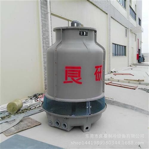 厂家供应 15吨玻璃钢冷却塔 逆流式圆形冷水塔散热凉水塔