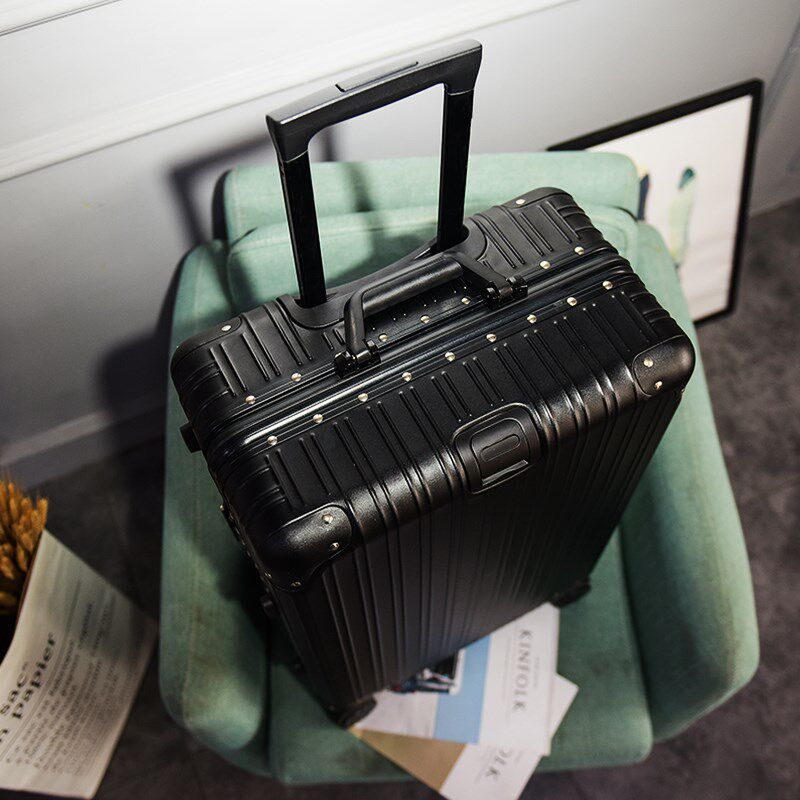 瑷可爱行李箱高级铝框拉杆箱全金属合金旅行箱牢固耐用可登机箱子