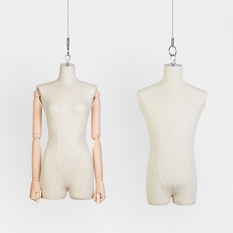 男女吊钩全身服装模特假手钢丝绳橱窗悬挂陈列道具韩版人台展示架