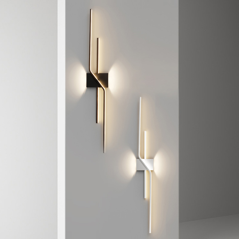 壁灯轻奢LED客厅电视墙背景墙灯2025新款现代简约卧室装饰格栅灯