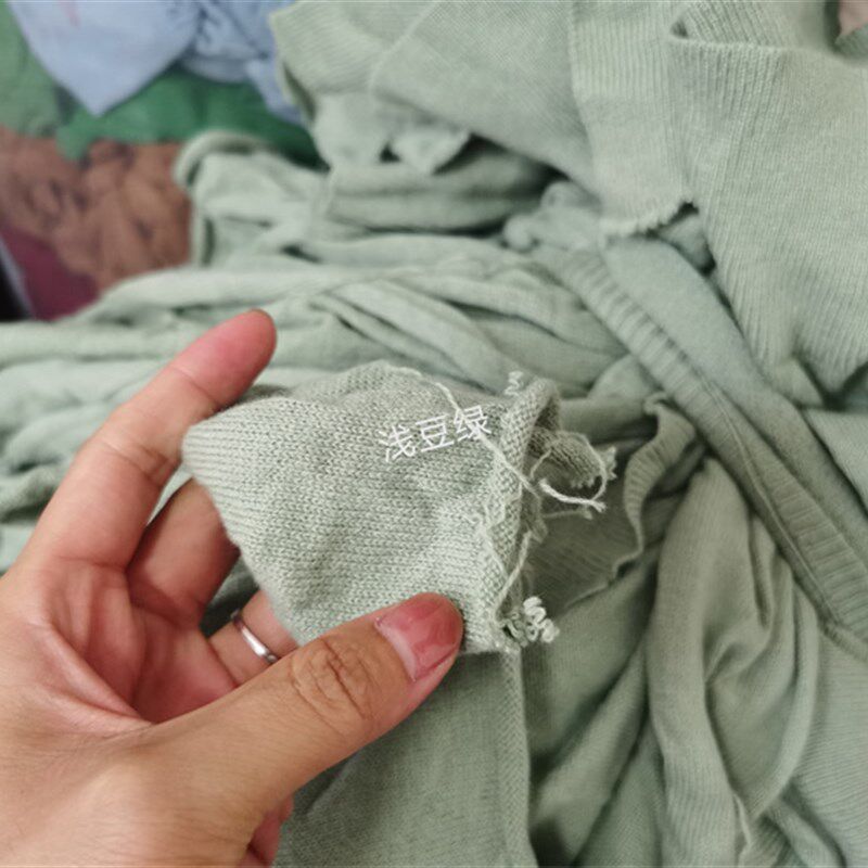 服装厂处理高品质羊绒片机织手工宝宝衣服康塞妮线diy羊绒拆线