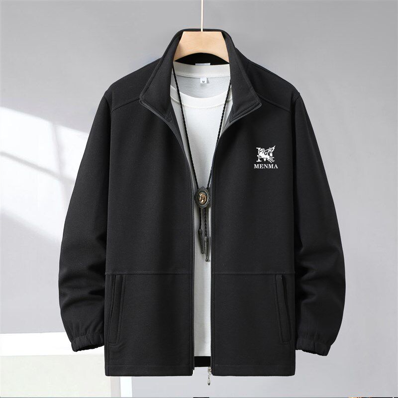 300斤胖子加肥加大码卫衣男装加绒外套立领开衫秋季休闲上衣12XL