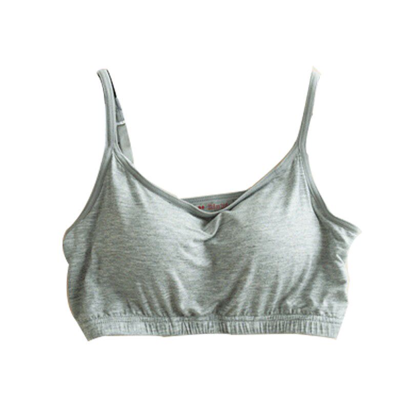 抹胸裹胸带c胸垫吊带小背心女短款黑色内搭少女学生防走光一体内