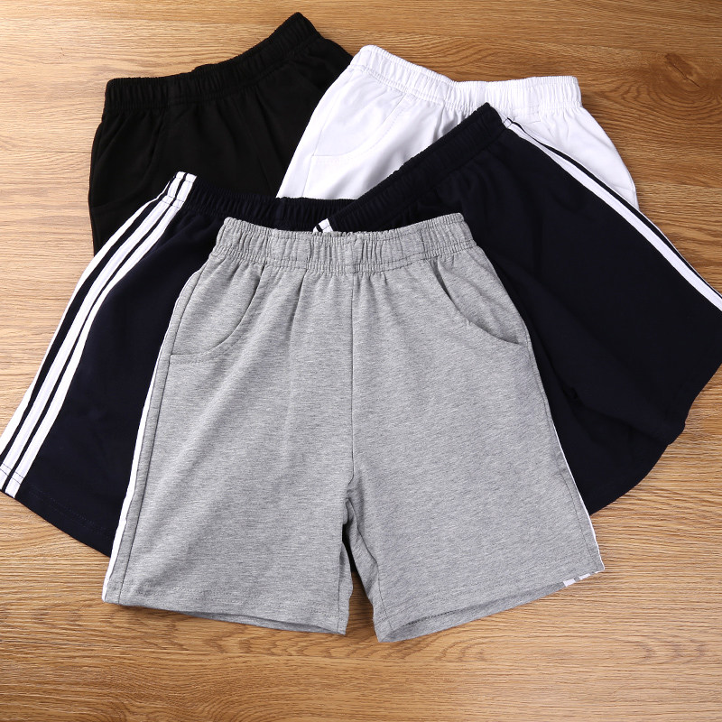 儿童短裤夏装男童女童校服小学生中裤宽松休闲裤灰色校裤藏青童装