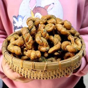 南塘老街油赞子罐装宁波手工麻花零食 海苔芝麻咸甜味鼓楼特产点