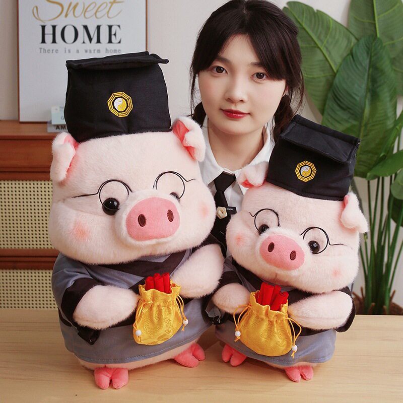 呆萌猪小仙公仔西游记猪八戒毛绒玩具大仙小猪玩偶创意学生礼物