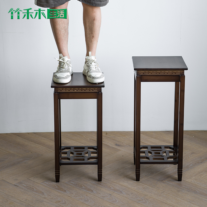 花架置物架花盆架客厅落地式吊兰架仿古花几花台中式盆栽架子室内