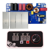 技启全新3500W足功率多头商用电磁炉主板改装 维修控制电源板套装