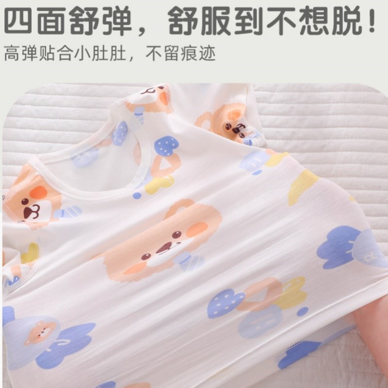 新生婴儿衣服8夏季3薄款0一1岁男女12月6宝宝80码73夏装分体套装