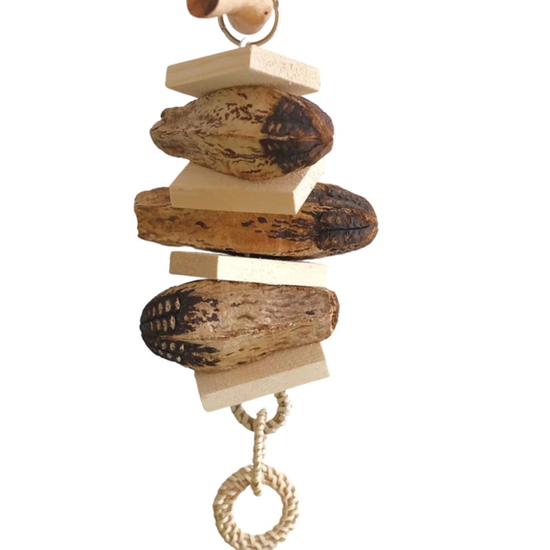 牡丹玄凤鹦鹉啃咬玩具干果杨桃干啃咬串鹦鹉啃咬磨牙玩具小鸟玩具