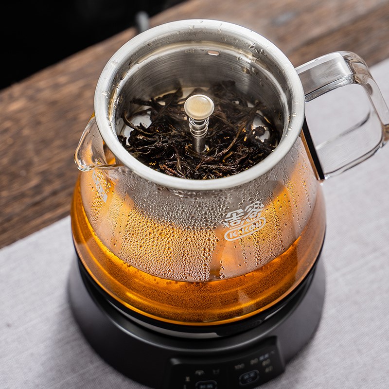 吉谷煮茶器2024新款自动蒸汽玻璃白茶煮茶壶保温养生壶泡茶烧水壶