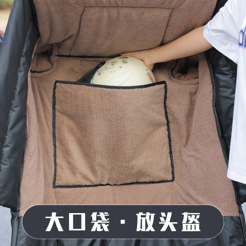 电动三轮车挡风被冬季加绒加厚pu皮防风防水防寒保暖专用大挡风罩
