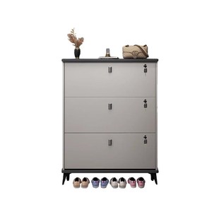 鞋柜带锁防盗超薄走廊用家用门外楼道翻斗门口室外过道电梯口