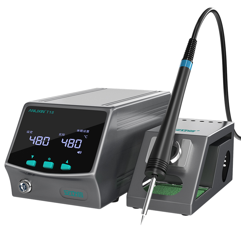T18智能控温焊台手机维修焊接大功率数显调温恒温防静电电烙铁