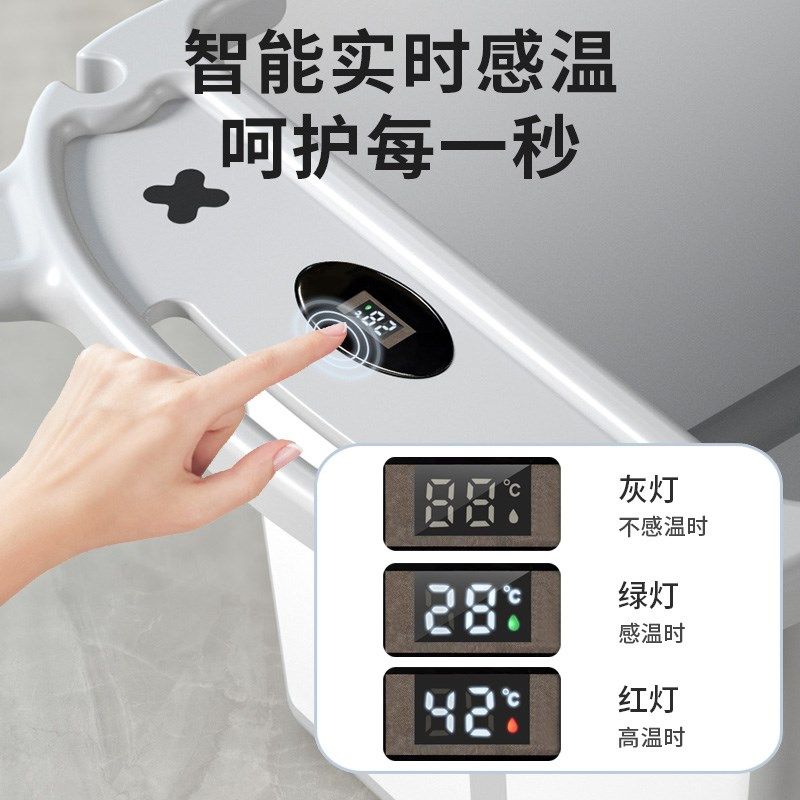 儿童泡澡桶宝宝洗澡桶可折叠浴桶婴儿游泳桶家用浴盆小孩坐洗澡盆,婴童用品,浴盆/浴桶,淘宝优惠券,粉丝福利购,淘宝优惠卷