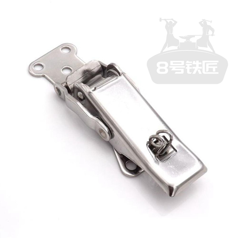 自锁扣304不锈钢DK605搭扣 车厢配电箱不锈钢搭扣 集装箱机箱锁扣