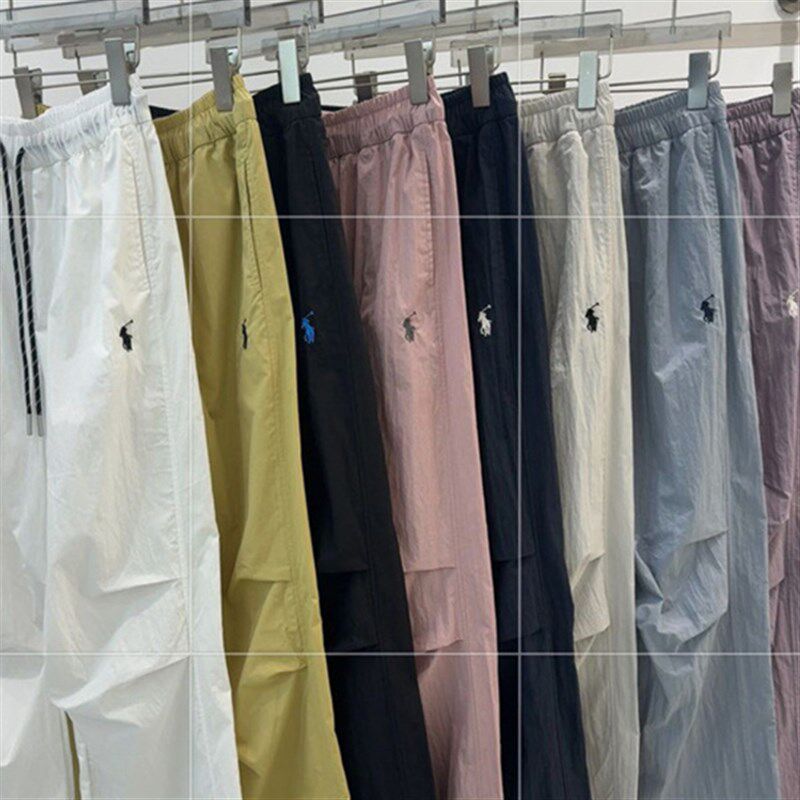 白色工装a裤女款2025新款直筒夏季薄款酷飒风大码女胖mm纯棉直筒