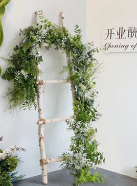 仿真花藤条装饰藤蔓植物长条挂A饰门款管道护栏假绿叶藤缠绕遮挡