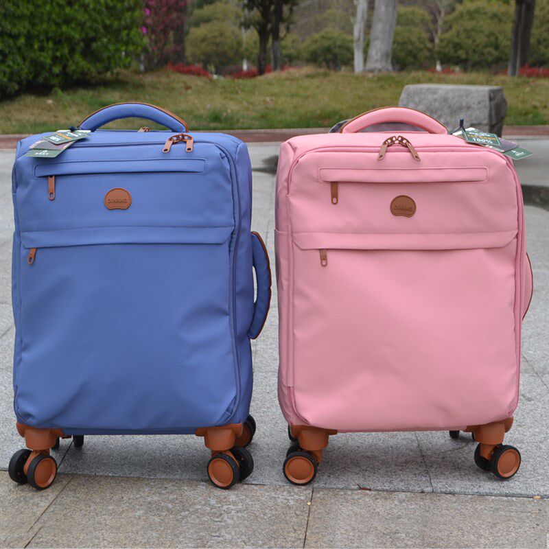 超轻行李箱牛津布20n寸登机拉杆箱万向轮结实耐用旅行箱24寸大容