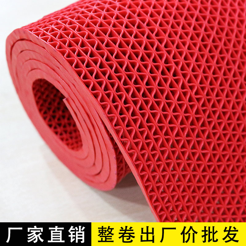 PVC浴室防滑地垫 防水商用v防滑地垫 塑料厨房防滑垫 可手洗简约