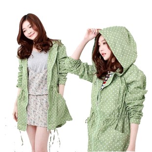 可爱成人雨衣女时k尚韩版长款个性连体风衣登山雨披女士防水徒步