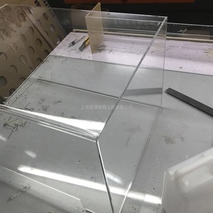 定制任意规格唱机k高透明亚克力防尘罩有机玻璃折弯一体展示防护