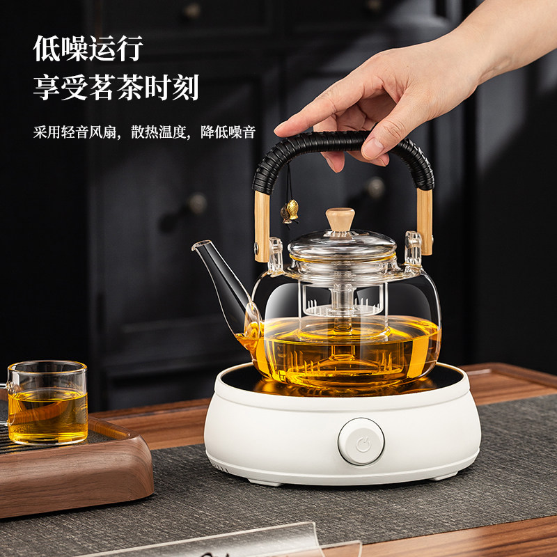 110V电陶炉220V电陶炉煮茶家用煮茶器玻璃壶家用泡茶烧水炉电茶炉