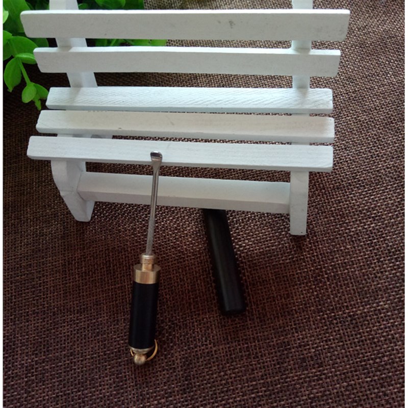 乌木不锈钢挖耳勺便携掏耳勺耳挖耳扒子采耳工具掏耳朵钥匙扣檀木