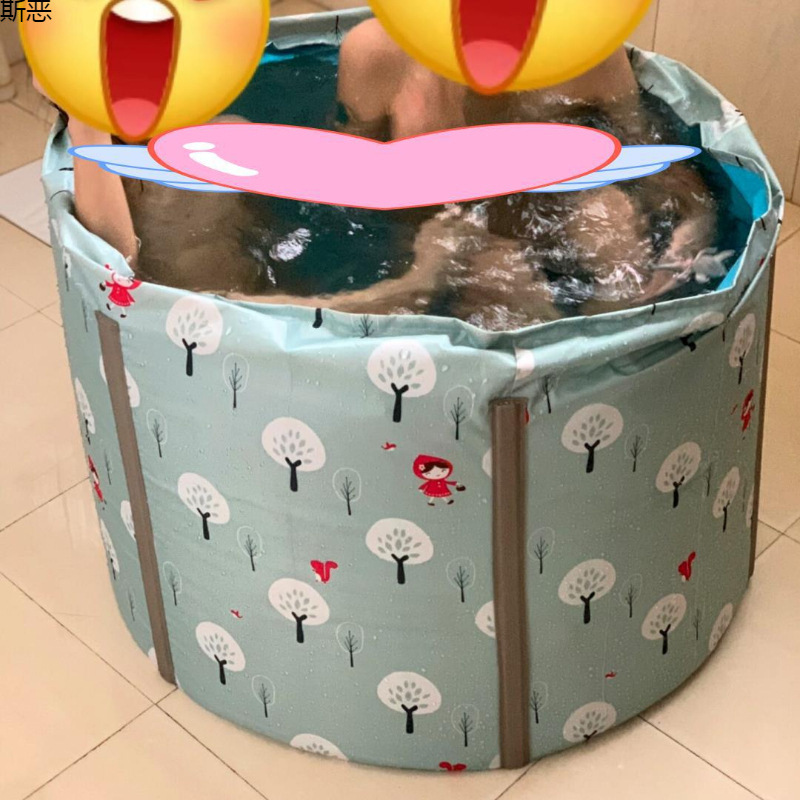 大人折叠泡澡桶户外旅游成人浴缸家用全身沐浴桶优质小户型