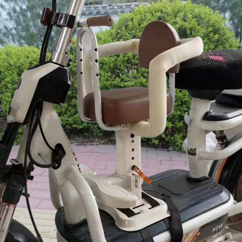 生产电动车踏板车前置儿童座椅婴幼宝宝安全座櫈电瓶车电摩用车座