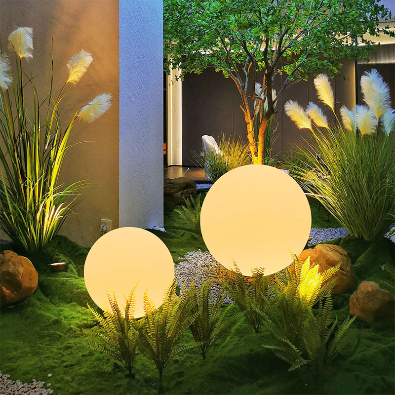led发光圆球灯户外防水草坪灯