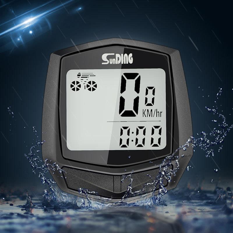 通用公路山地车防水码表顺东自行车迈速表记速器里程公里表