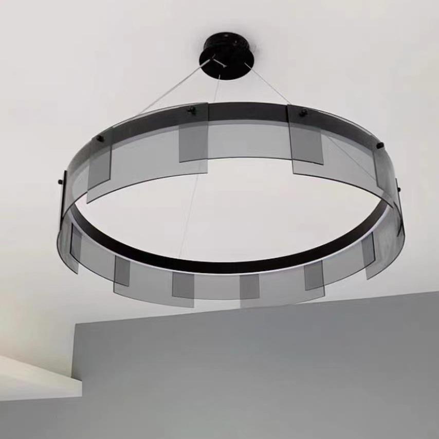 后现代简约艺术客厅吊灯设计师个性时尚餐厅卧室样板房玻璃吊灯