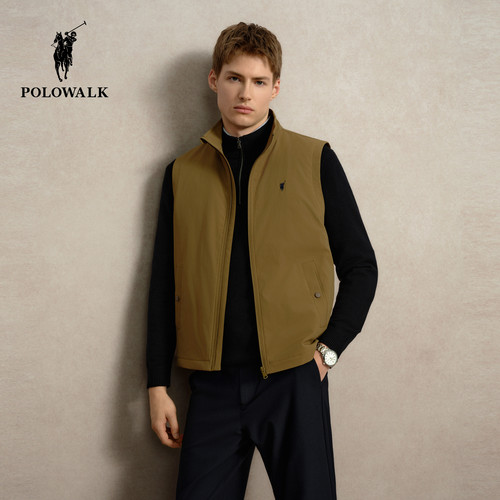 POLOWALK男士冬季新品休闲马甲