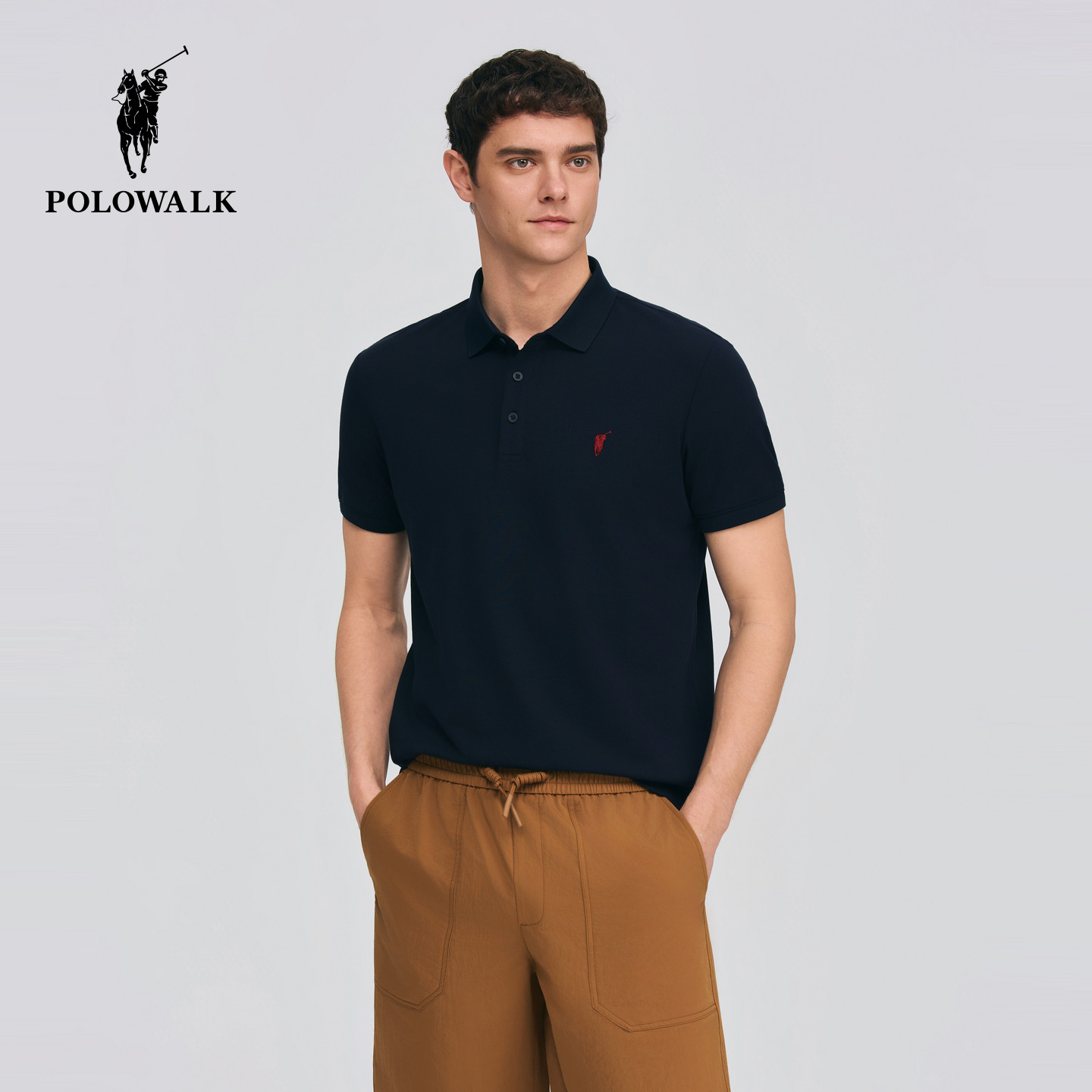 【冰氧吧】POLOWALK男式短袖POLO衫2026夏季新品商务