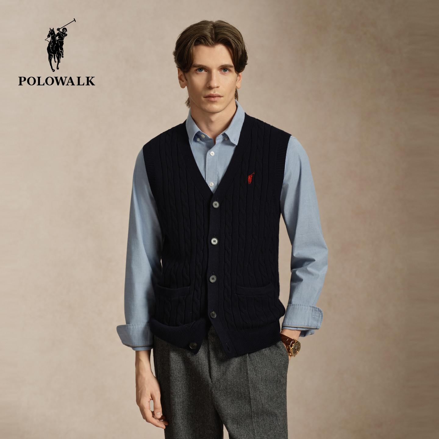 POLOWALK男士秋季新品针织衫