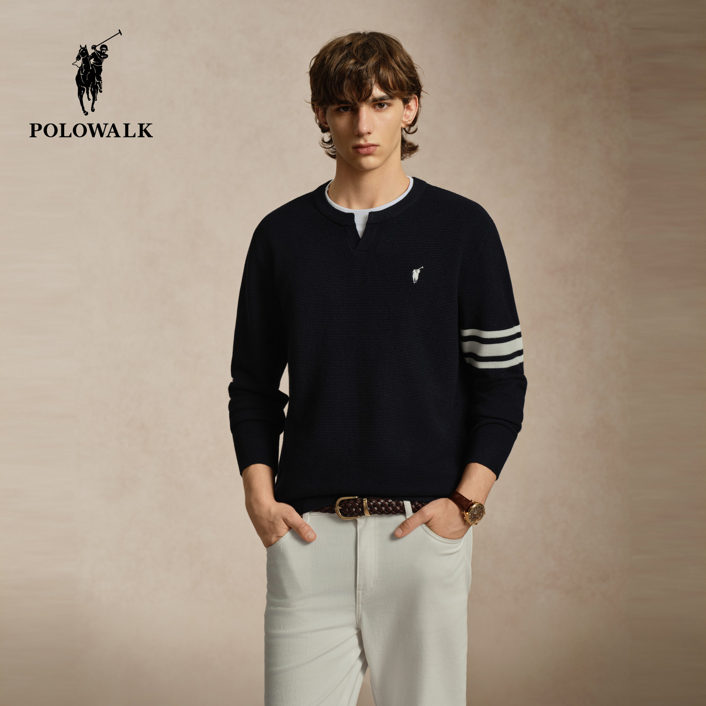 POLOWALK男士秋季新品针织衫