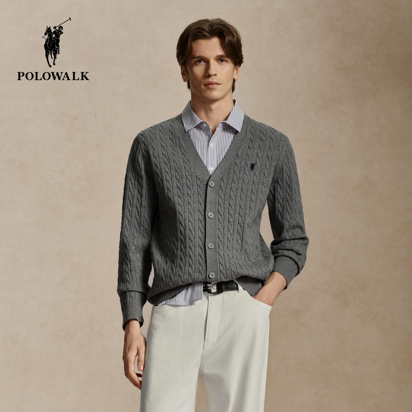 POLOWALK秋季新品男士针织衫