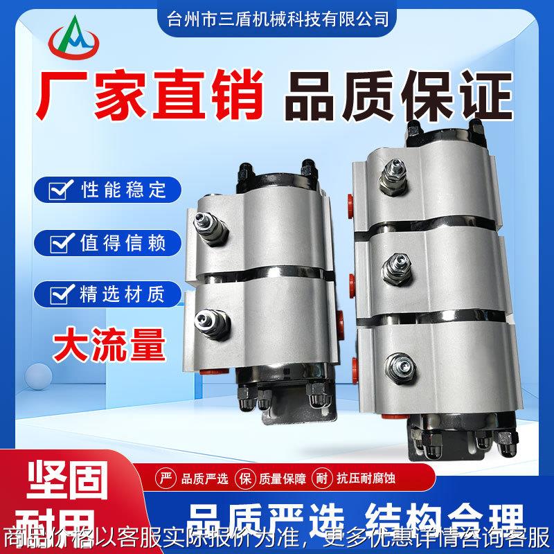 液压同步马达液压油缸双向升降分流阀同步器一进二出液压油缸SD06