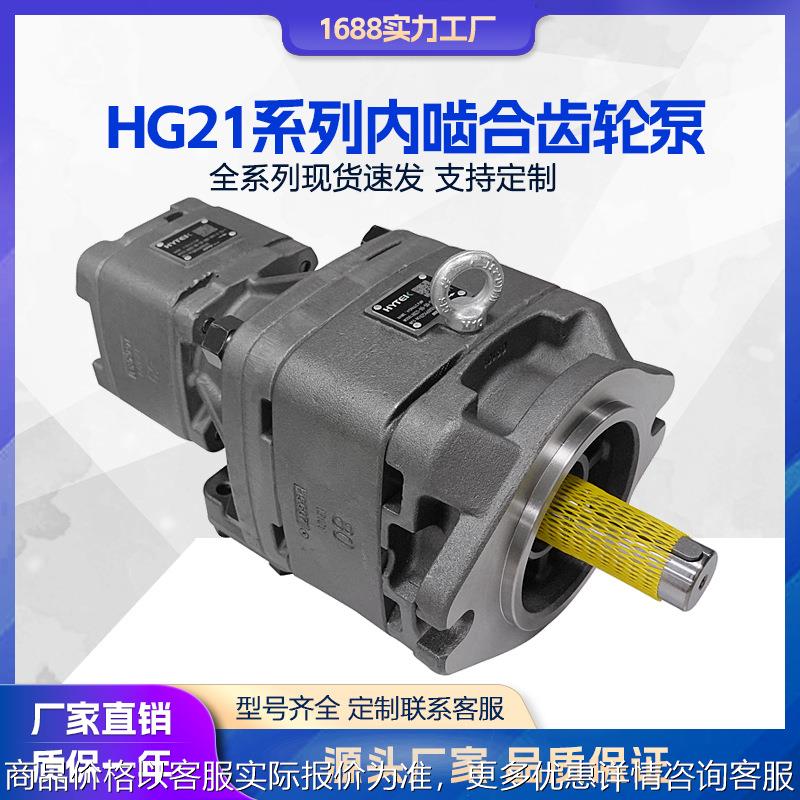 液压泵 海特克内啮合齿轮泵HG21-80-50-01R-VPC-D-36-1电机伺服泵
