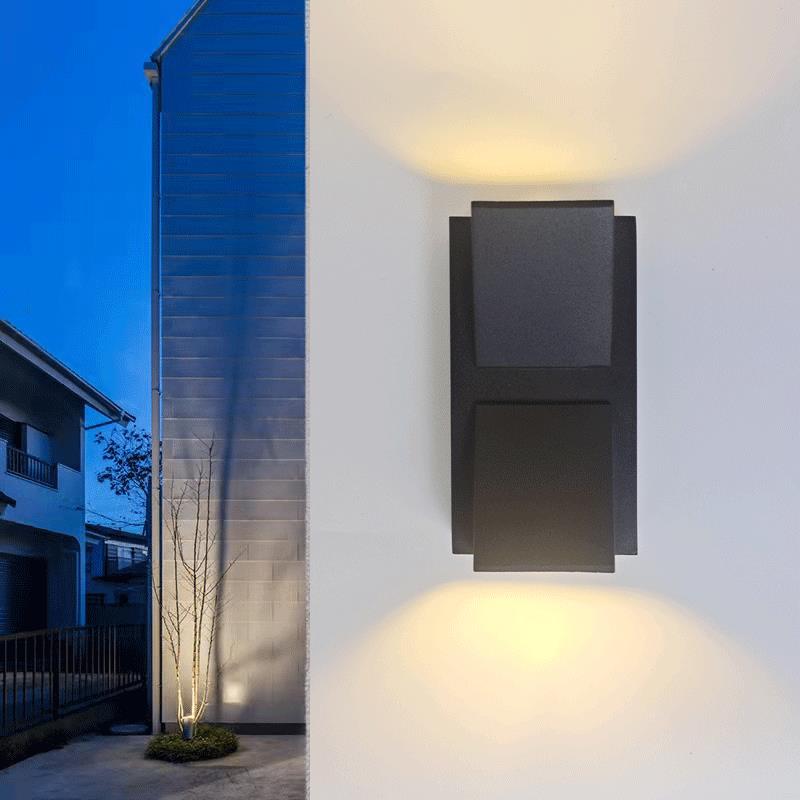 双K单K户外壁灯 led庭院外墙过道走廊墙壁灯花园露台门柱上下射灯