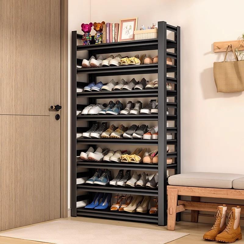 家用室内门口钢制鞋架子简易多层大容量钢架省空间经济型入户鞋柜