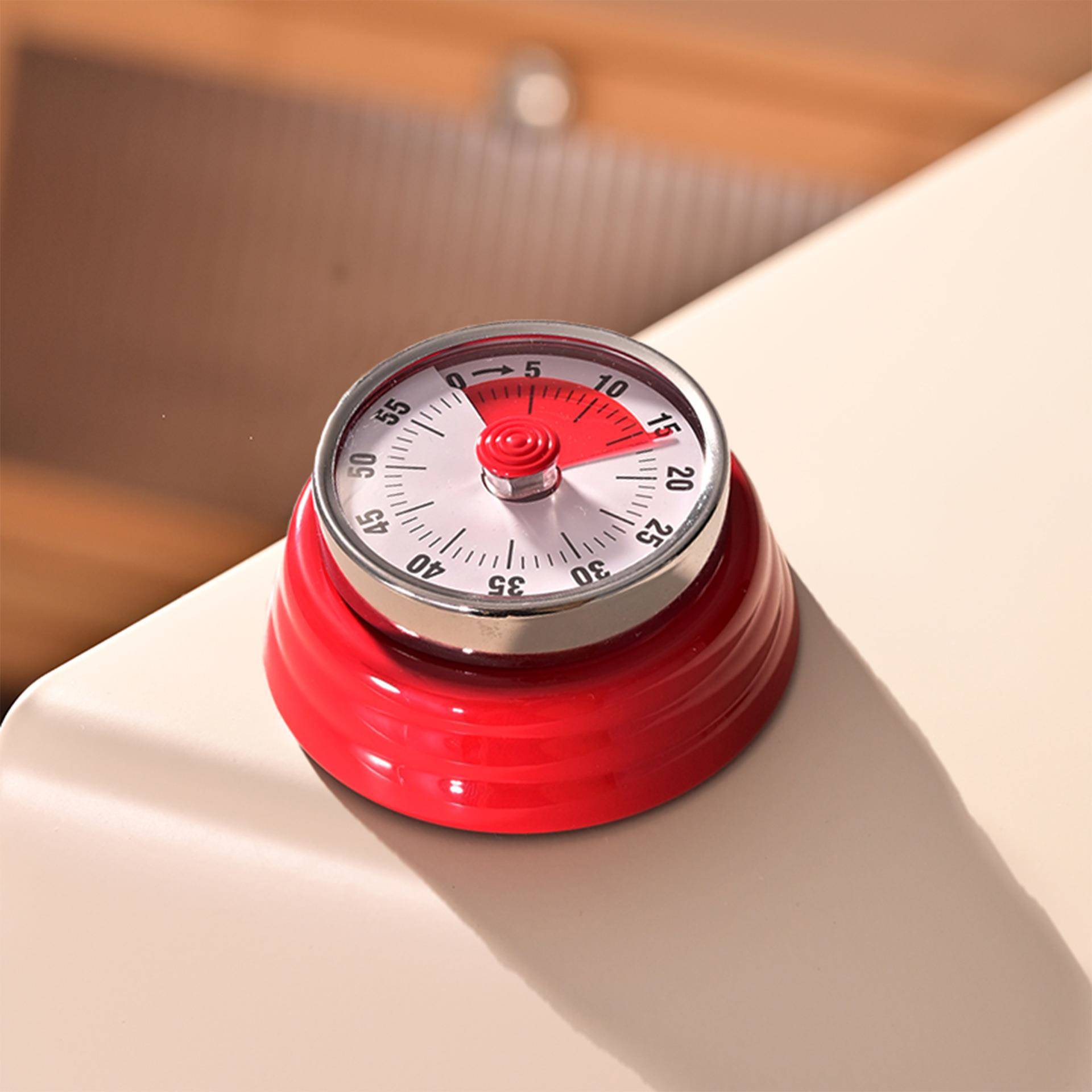 机械计时器厨房计时器烘焙工具不锈钢厨房煮饭定时器学生时间管理