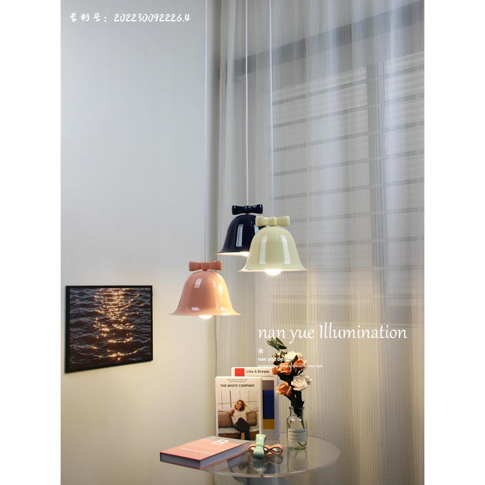 铃铛餐厅吊灯三头现代简约主卧卧室床头个性创意吊灯店铺商用灯具