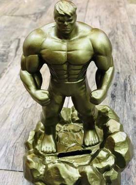 绿巨人存钱罐树脂存钱罐手办摆件HULK MONEY BOX生日礼物动漫周边